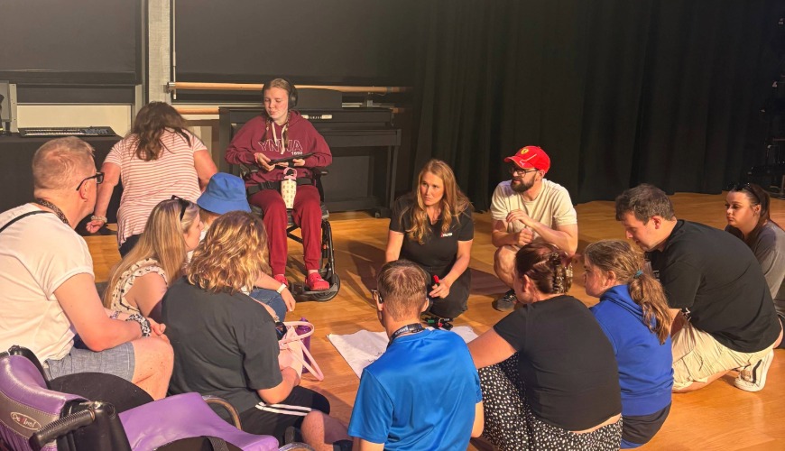participants sat in a circle